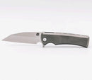 Chaves Knives Street Sangre Flipper w/ Titanium Integral Handle & Belt Finish M390