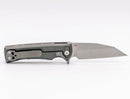 Chaves Knives Street Sangre Flipper w/ Titanium Integral Handle & Belt Finish M390