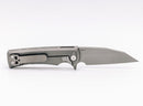 Chaves Knives Street Sangre Flipper w/ Titanium Integral Handle & Stonewash M390