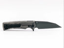 Chaves Knives Street Sangre Flipper Gray PVD w/ Titanium Integral Handle & M390