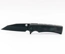 Chaves Knives Street Sangre Flipper Black PVD w/ Titanium Integral Handle & M390