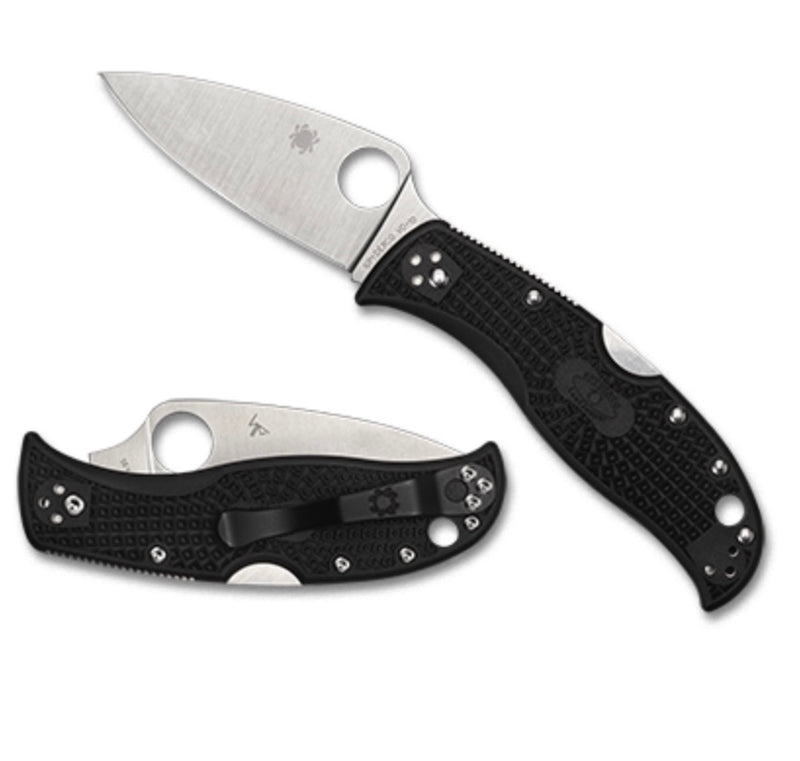 Discontinued Spyderco Leafjumper Black FRN Handles w/ VG-10 C262PBK