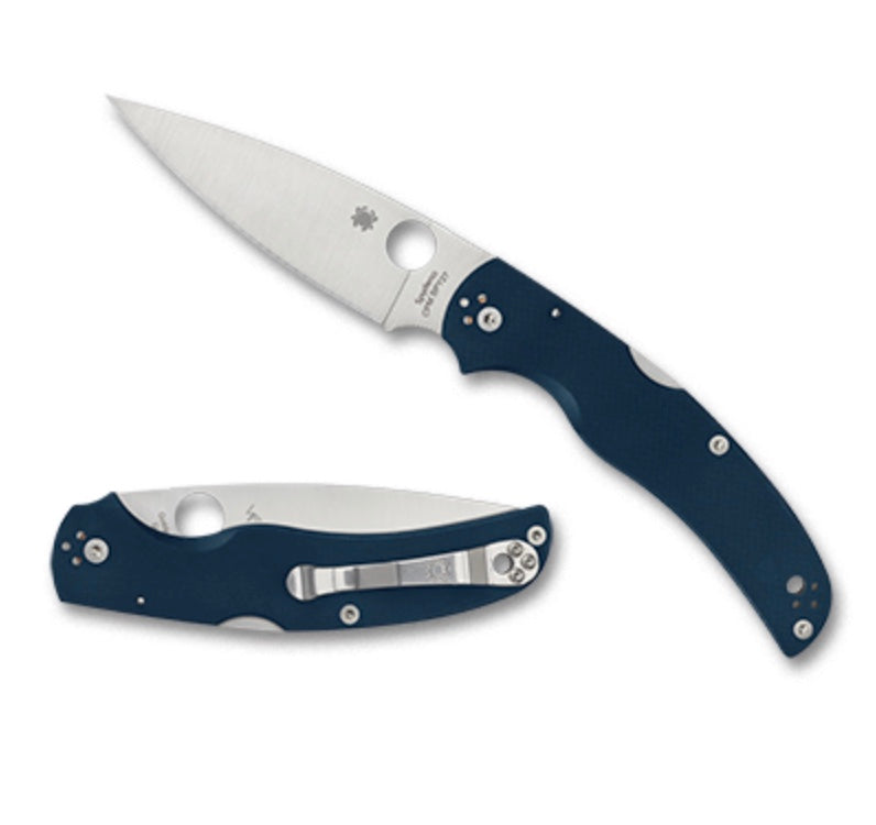 Spyderco Native Chief w/ Cobalt Blue G-10 Handles & CPM-SPY27 C244GPCBL