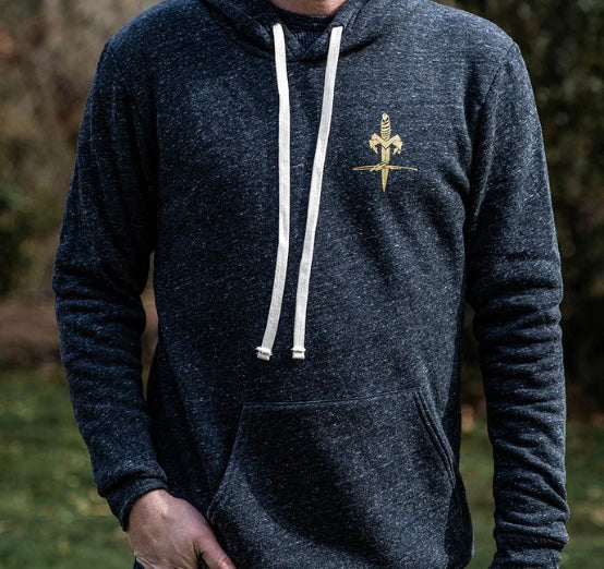 Microtech Blood & Iron Tri-Blend Fleece Pullover Hoodie