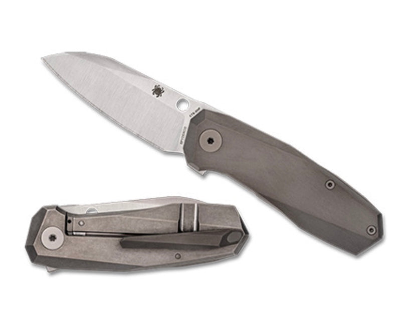 Spyderco Techno 3 Titanium Handles w/ CTS-XHP C158TIP3