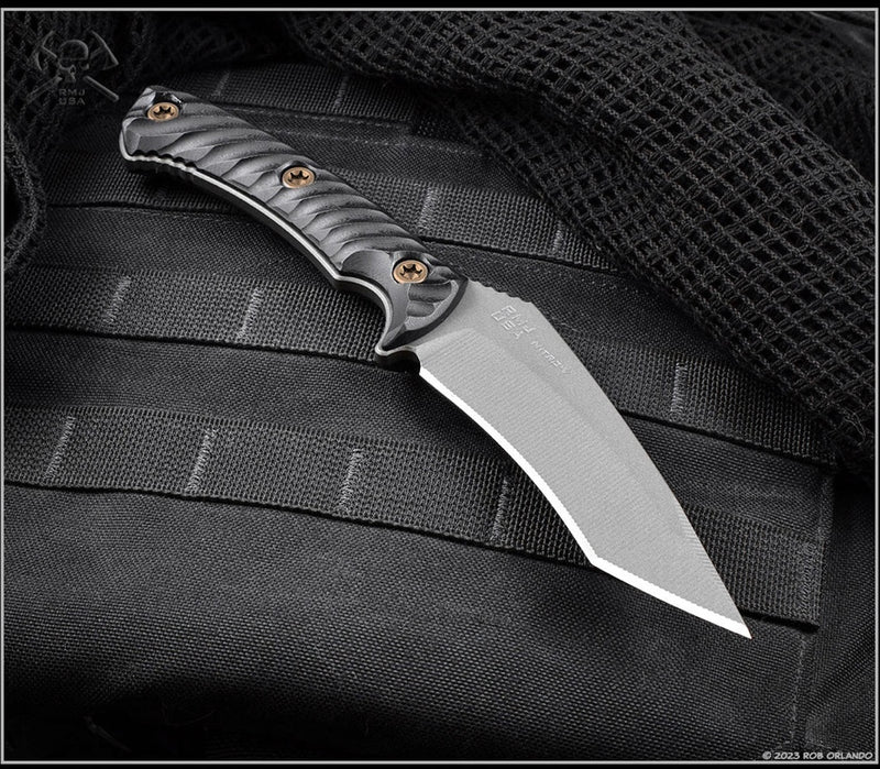 RMJ Peregrine Fixed Blade w/ Black Handles & Nitro-V