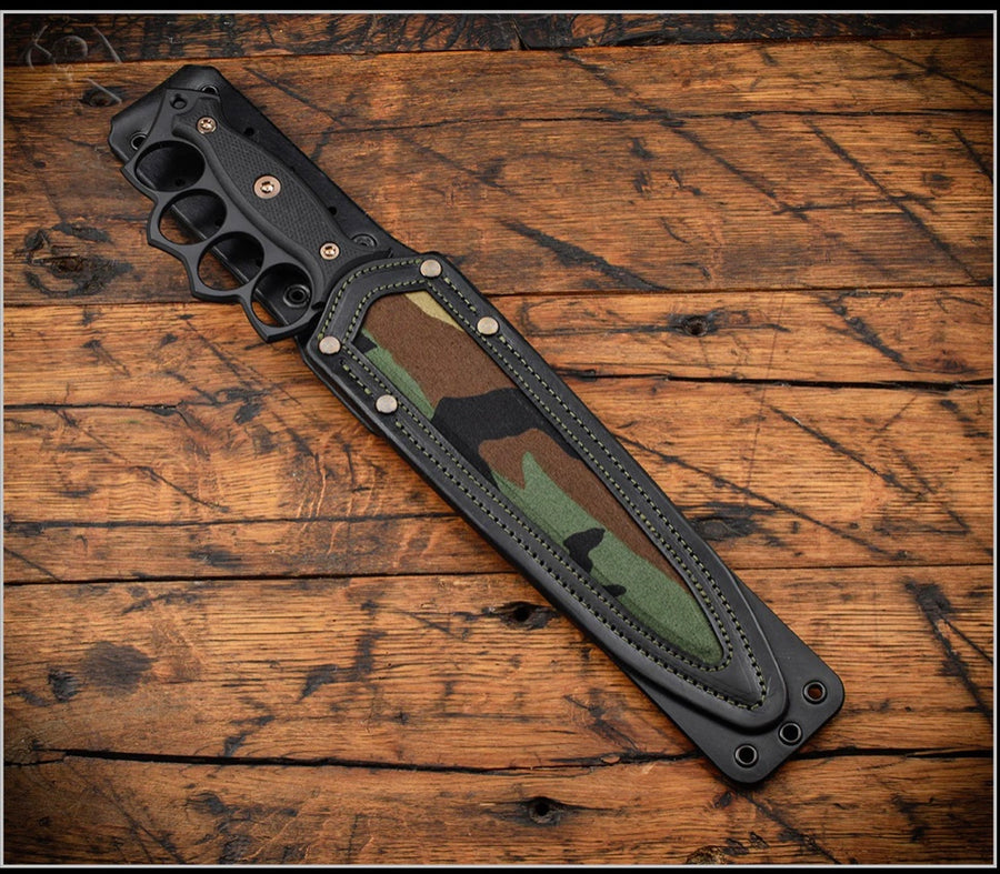 RMJ Tactical Lady Death Black G-10 & Black CPM-3V Fixed Blade ONE PER