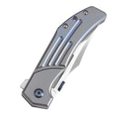 Kansept Knives JB Stout Orion Flipper Blue Titanium Handles & S35VN K1089A1