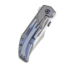 Kansept Knives JB Stout Orion Flipper Blue Titanium Handles & S35VN K1089A1