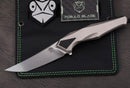 Poikilo Blade Rhino Standard 2 w/ Titanium Handles & Pearlescent Stonewash M398