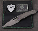 Poikilo Blade Tero Standard 2 Dark Stonewash w/ Titanium Handles & M398
