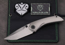 Poikilo Blade Tuna Standard 2 w/ Titanium Handles & Pearlescent Stonewash M398