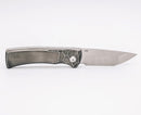 Chaves Knives Slip Joint w/ Tanto M390 & Half Rocked Titanium Handles w/ Copper Inlay