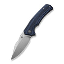 Civivi Vexillum Milled Blue/Black Layered G-10 & Satin Nitro-V C23003D-3