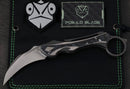Poikilo Blade Thorny Devil w/ Titanium White Fat Carbon Inlaid Handles & Pearlescent M398