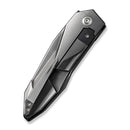 We Knife Solid Flipper Polished Gray Integral Titanium Handle & 20CV WE22028-6