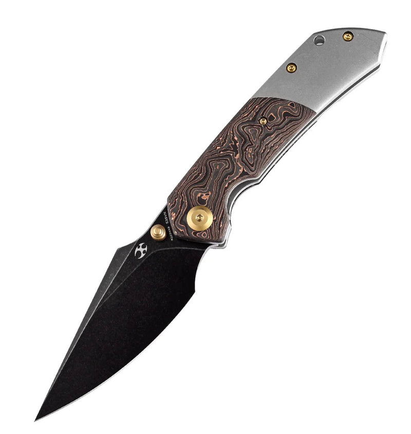 Kansept Knives Fenrir Copper Carbon Fiber/Titanium & S35VN K1034A9