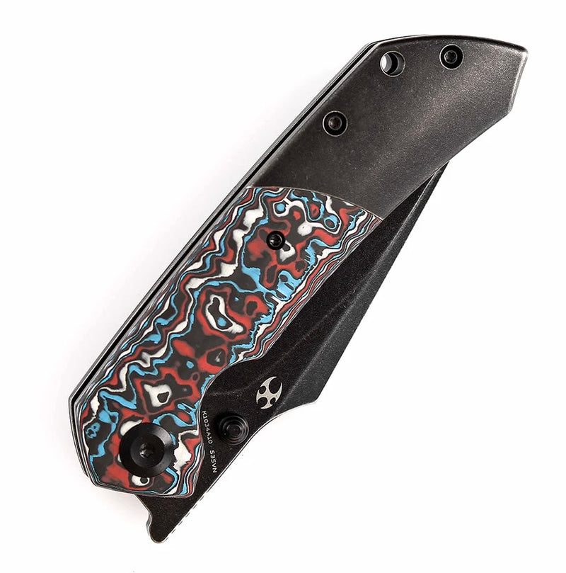 Kansept Knives Fenrir Multi Color Carbon Fiber/Titanium & S35VN K1034A10