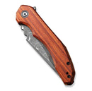 Civivi Bluetick Flipper Guibourtia Wood & Damascus C23050-DS1