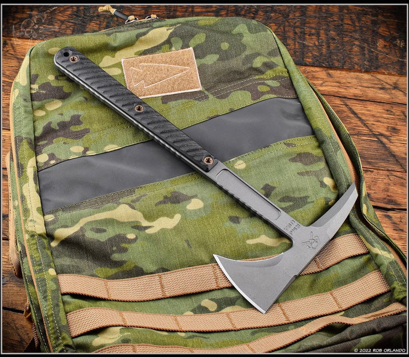 RMJ Tactical Kestrel Feather 80CRV2 Tomahawk w/ Black G-10