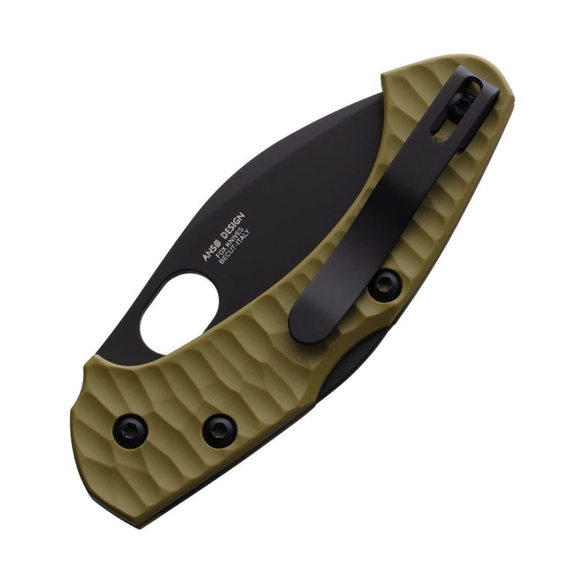 Fox Knives Zero 2.0 OD Green FRN & Black Becut Blade 311OD