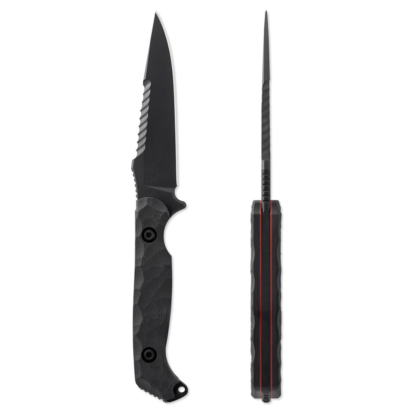 Toor Knives Darter S Shadow Black S35VN & G-10 Fixed Blade