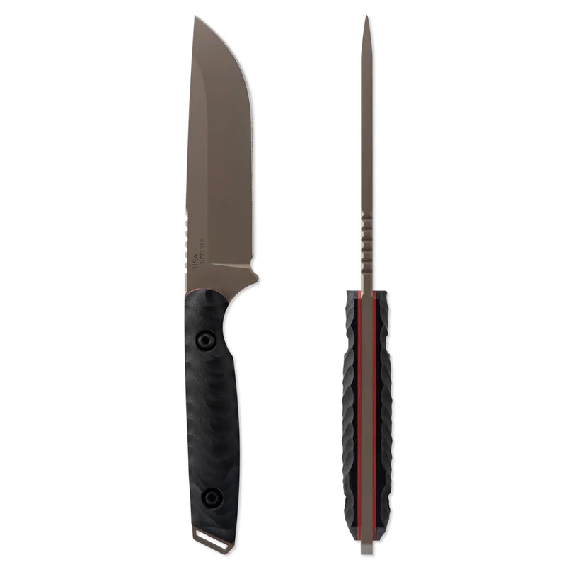 Toor Knives Field 2.0 Canyon Drab CPM-154 & Ebony Fixed Blade