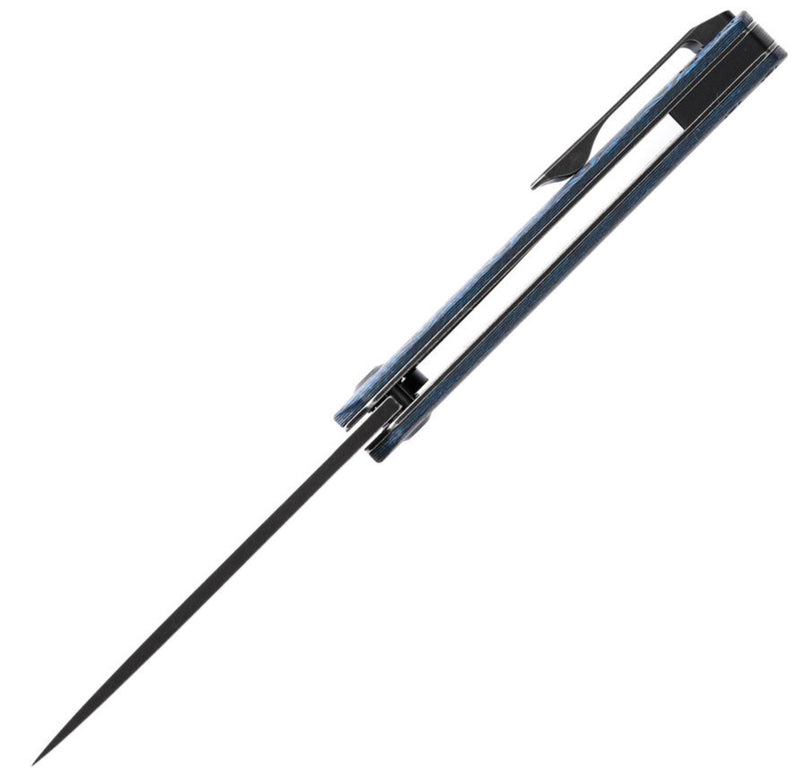 Kansept Knives Foosa Blue/Black Carbon Fiber & 154CM Linerlock T2020T7