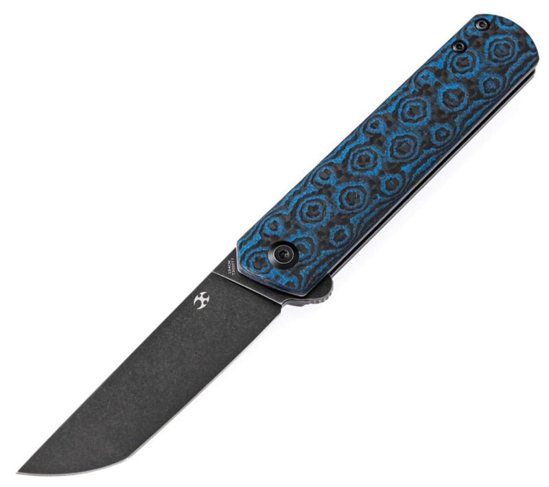 Kansept Knives Foosa Blue/Black Carbon Fiber & 154CM Linerlock T2020T7
