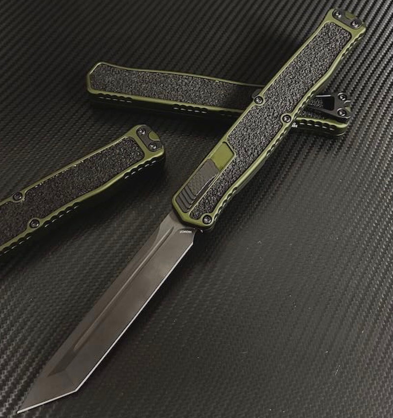 Heretic Knives Cleric II 2 OD Green & DLC Tanto Magnacut H019-6A-GRN