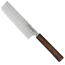 Demko Nakiri Kitchen Knife w/ Japanese Red Oak Handle & VG10 San Mai