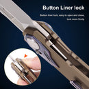 Remette RT Peregrine Falcon Bronze Titanium Handles w/ Thunder Lightning Accents & M390 RTT1-BGX