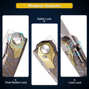 Remette RT Peregrine Falcon Flamed Titanium Handles w/ Bronze Accents & M390 RTT1-CX