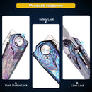 Remette RT Peregrine Falcon Titanium Handles w/ Thunder Lightning Accents & M390 RTT1-TX