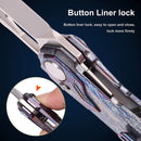 Remette RT Peregrine Falcon Titanium Handles w/ Thunder Lightning Accents & M390 RTT1-TX