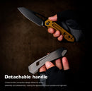 Remette RT Agile Peregrine Falcon w/ Black Titanium Handles & DLC M390 RTCZ-B