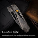 Remette RT Agile Peregrine Falcon w/ Black Titanium Handles & DLC M390 RTCZ-B