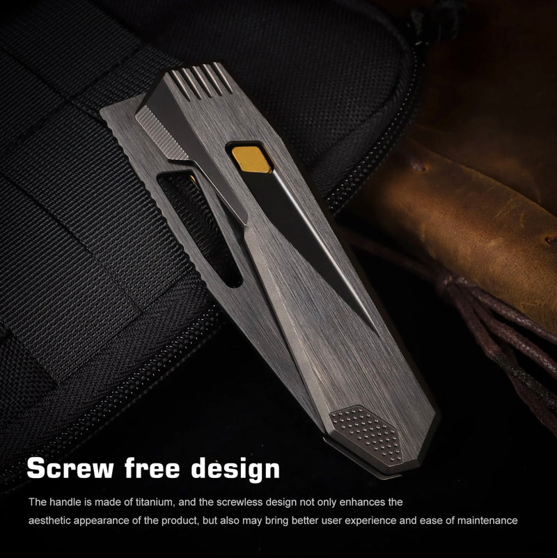 Remette RT Agile Peregrine Falcon w/ Black Titanium Handles & DLC M390