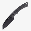 Tactile Knife Redhawk Fixed Blade w/ Black Cerakote MagnaCut & Black Micarta Handles