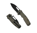 Demko Shark Cub Stealth Artillery Grey Aluminum Handles & Slicer Shark DLC 20CV