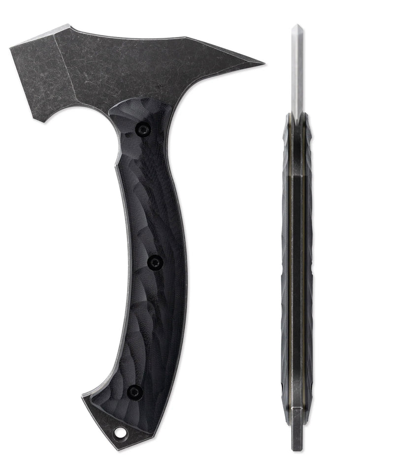 Toor Knives F13 Tommy Tomahawk Black G-10 & Black D2