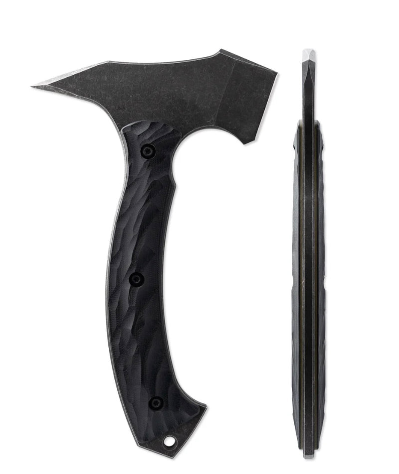 Toor Knives F13 Tommy Tomahawk Black G-10 & Black D2