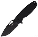 Kubey Tityus Black G-10 Handles & Black D2 KU322C