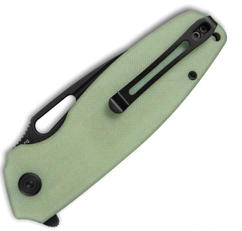 Kubey Tityus Jade G-10 Handles & Black D2 KU322E