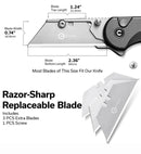 Civivi Elementum Utility Button Lock Knife w/ Gray Aluminum Handles C23039B-4