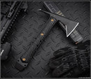 RMJ Dvalinn Tomahawk Graphite Black Cerakote w/ Black G-10 Handles