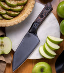 Microtech Santoku 6" Livewire Carbon Fiber/DLC Ti Handle w/ DLC M390MK Signature Series 3200B-1DLCTLWCFS