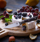 Microtech Paring Knife Black G-10/Titanium Bolster Handle w/ Stonewash M390MK 3500B-10BK