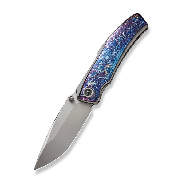 We Swordfin Flamed Titanium Handles w/ 20CV WE23067-1