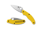 Spyderco UK Penknife Salt Yellow FRN & MagnaCut Slip Joint Non Locking C94PYL